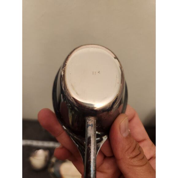 7 Pc *read Vintage WMF Silver plated Tray Serving Tea Set German - Picture 6 of 9